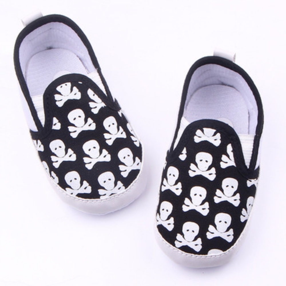 Skeleton baby shoes